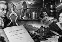 Galvani, Frankenstein y la electricidad de la vida «De la electricidad animal de Galvani al Frankenstein de Mary Shelley. Ilustración conceptual sobre las relaciones entre ciencia y literatura».
